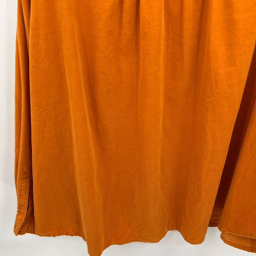 Pilcro and the Letterpress Sigourney orange corduroy shirt - Picture 6 of 9
